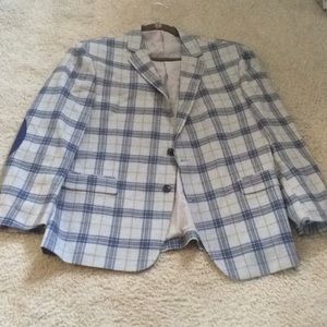 Summer plaid sport coat